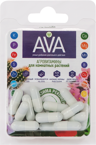 

Удобрение для комнатных растений AVA Агровитамины, 13,5г
