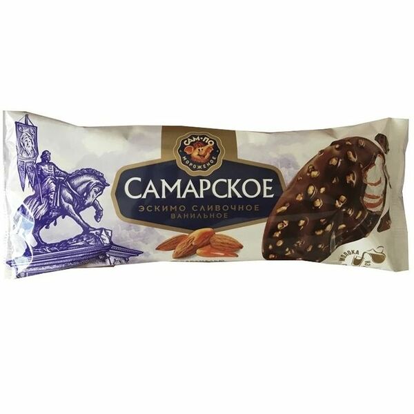 Мороженое Сам-По Самарское, эскимо, 80 г