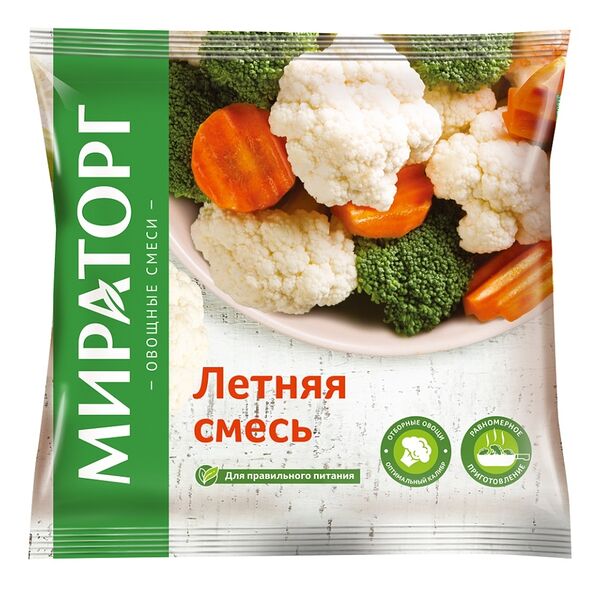 Летняя смесь Vитамин Мираторг овощная замороженная 400 г