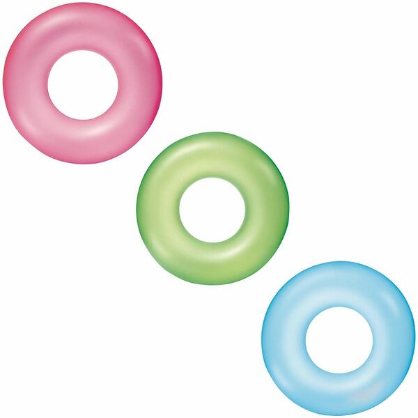 Круг надувной для плавания Bestway 36024 68х68х18см, цвет в ассортименте