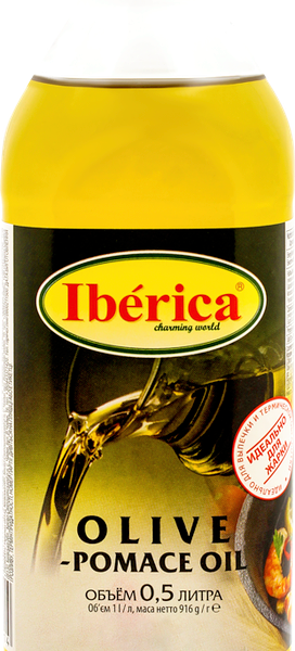 Масло оливковое Iberica Pomace рафинированное с добавлением нерафинированного