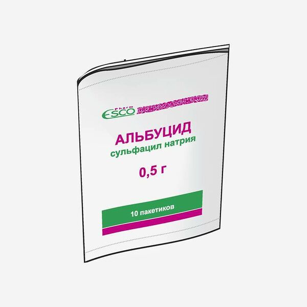 Альбуцид порошок 0,5 г