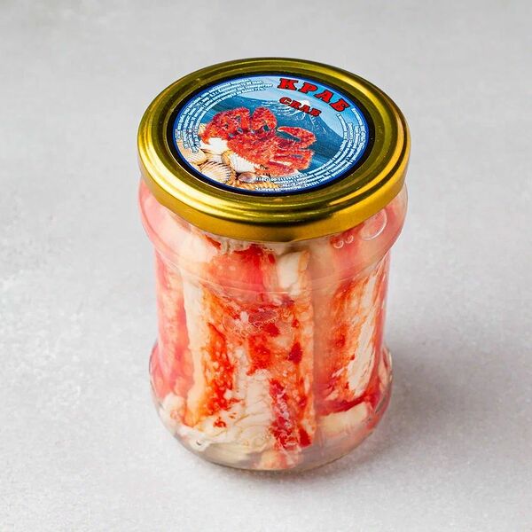 Краб натуральный в банке, 520гр
