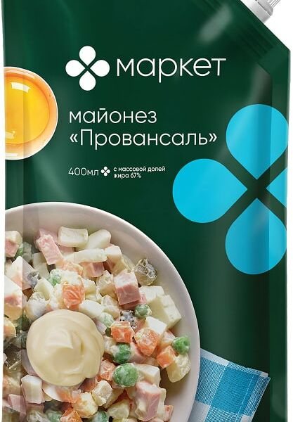 Майонез Маркет Провансаль 67% 400мл