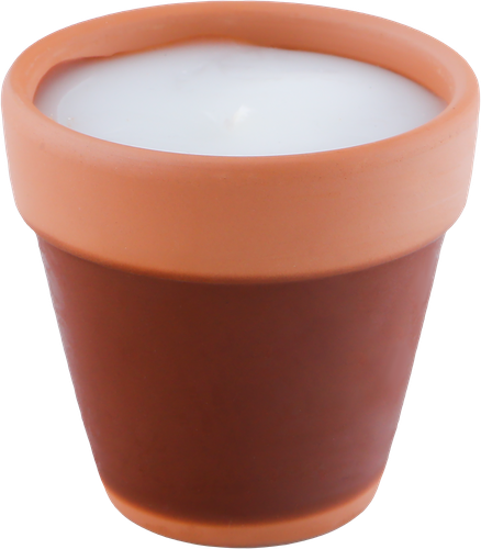 Свеча антимоскитная в керамическом горшке GIARDINO CLUB цитронелла, Арт. MCDL003