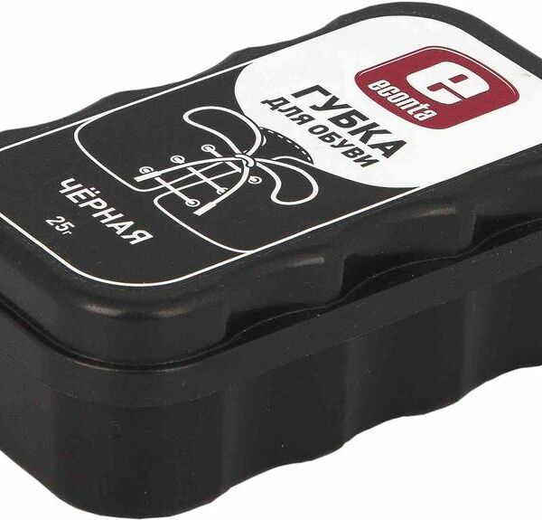 Губка для обуви Econta чёрная, 25г