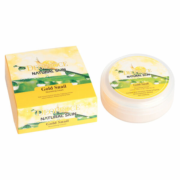 Крем для лица с золотом и муцином улитки ТМ Deoproce (Деопрос)