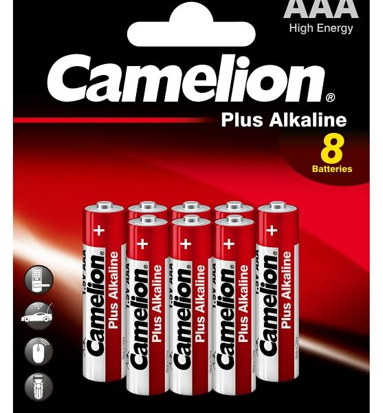 Батарейки Camelion Plus Alkaline ААА 8 шт