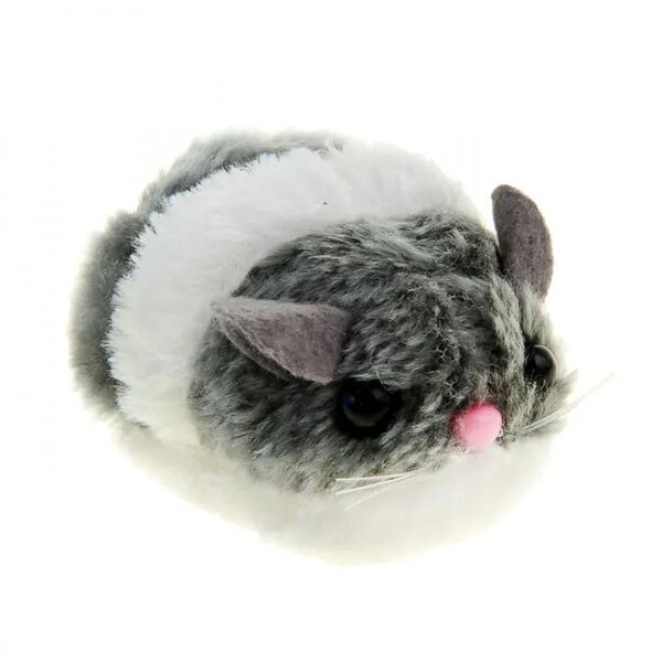 Игрушка для кошек Хомяк вибрирующий 7,5 см