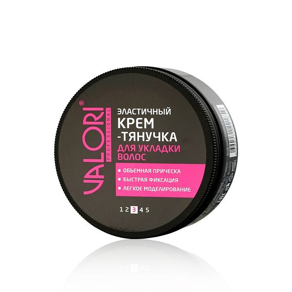 Эластичный крем-тянучка для укладки волос Valori Очень сильная фиксация (3)