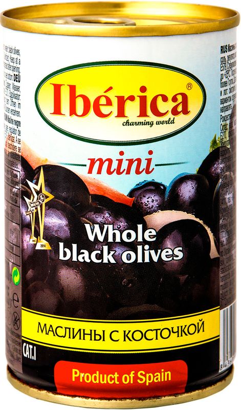 

Маслины Iberica Mini с косточкой 300 г