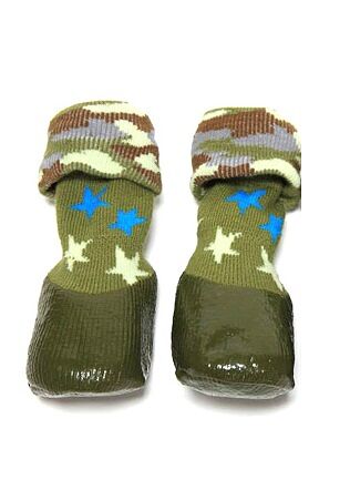 Носки с высоким латексным покрытием для собак XL зеленый (унисекс)