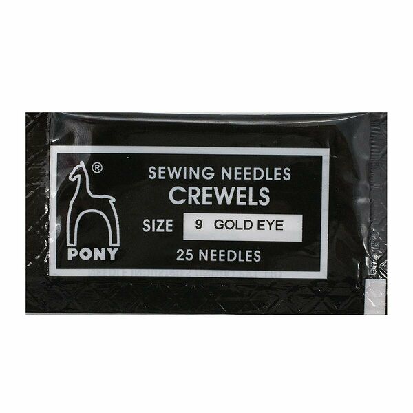 04159 Иглы для вышивания и бисера № 9, 25 шт PONY