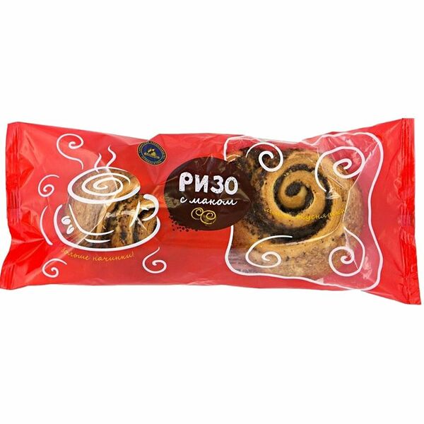 Слойка Самарский хлебозавод № 5 Ризо с маковой начинкой 140г