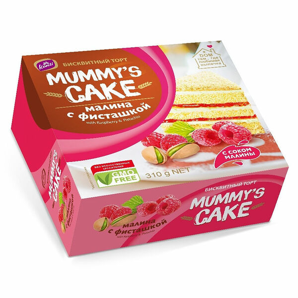 Торт Konti Mummy's Cake Малина с фисташкой