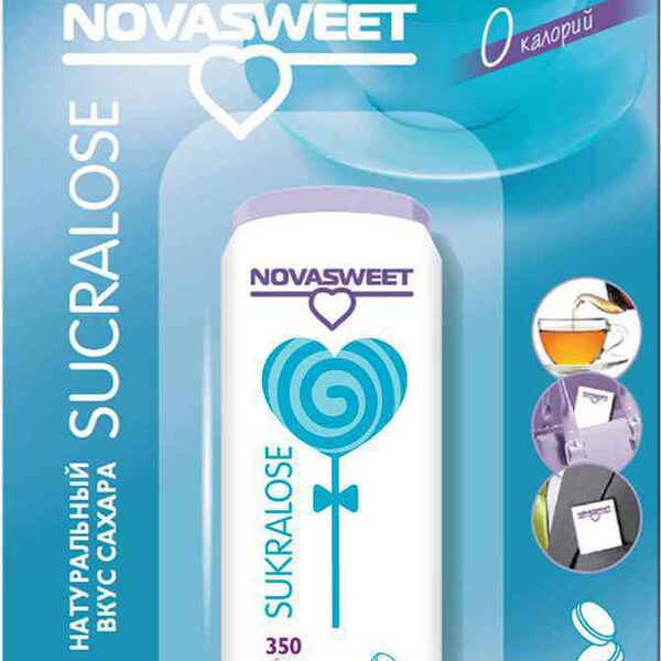 Подсластитель сукралоза Novasweet 350 таблеток