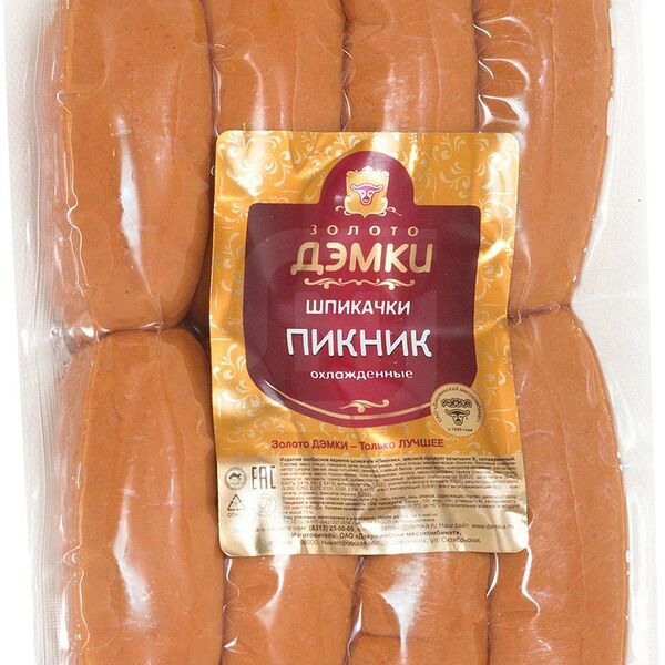 Шпикачки Дзержинский МК Пикник мини 500г