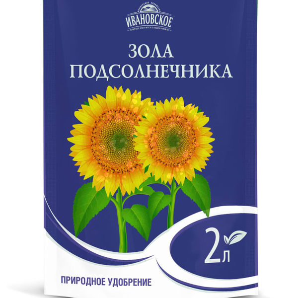 Удобрение природное Зола подсолнечника ТМ Ивановское
