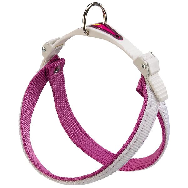 Шлейка AGILA DUAL COLORS 7 бело-сиреневая