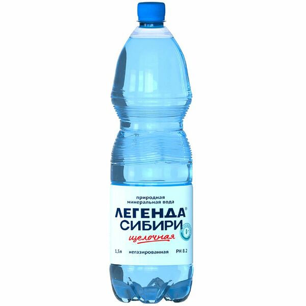Вода ЛЕГЕНДА СИБИРИ природная щелочная негазированная