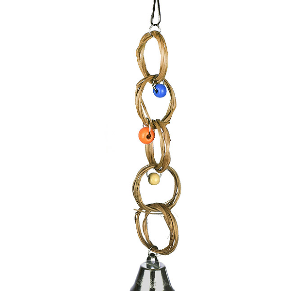 Игрушка для птиц Adel Birds из бамбуковых колец 1 шт