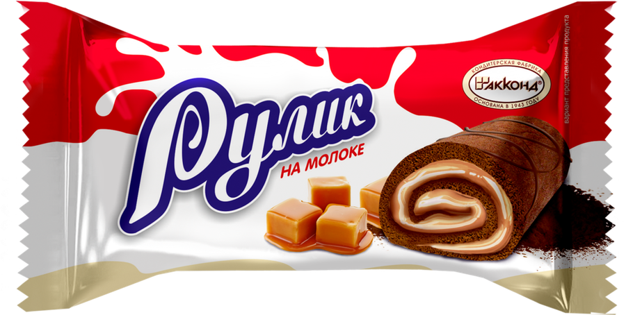 

Конфеты Акконд Рулик карамелизированное молоко, вес