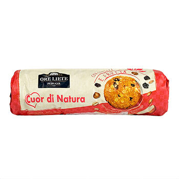 Печенье Ore Liete злаковое с фруктами 250г, Италия