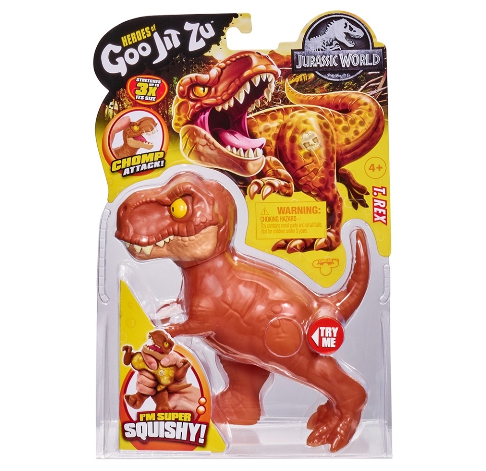 

Игрушка фигурка тянущаяся GooJitZu Ти-Рэкс Мир Юрского периода