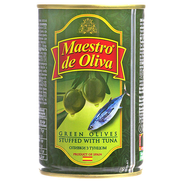 Оливки Maestro de Oliva с тунцом 300 г