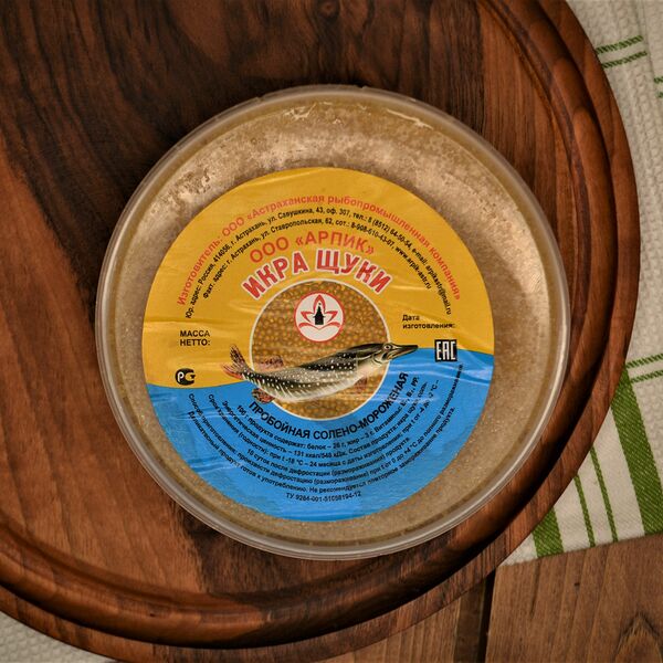 Икра щуки 500 гр. в пластиковой упаковке