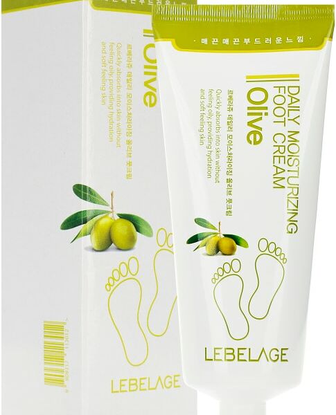 Крем для ног Lebelage Увлажняющий с экстрактом оливы 100мл