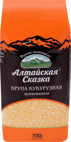 

Крупа кукурузная АЛТАЙСКАЯ СКАЗКА шлифованная №4, 700г