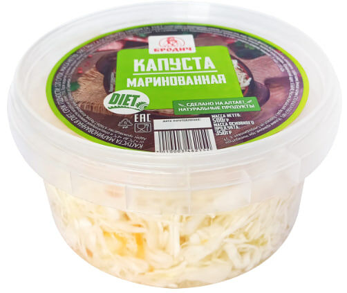 Капуста маринованная Бродич Diet 500 г