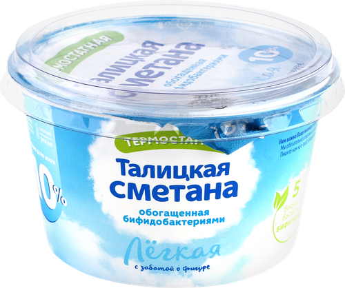 

Сметана Талицкая термостатная 10% 180 г