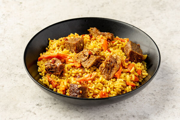 Плов по-узбекски с говядиной