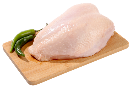 

Куриная грудка с кожей полуфабрикат охлажденный вес ЛЕНТА FRESH СП до 1.0кг