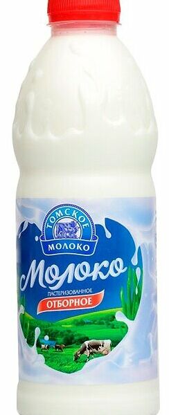 Молоко Томское молоко Отборное пастеризованное 3.4-6% 900 мл