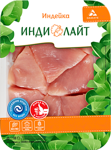 

Зразы из индейки Индилайт Натуральные охлажденные, 500 г
