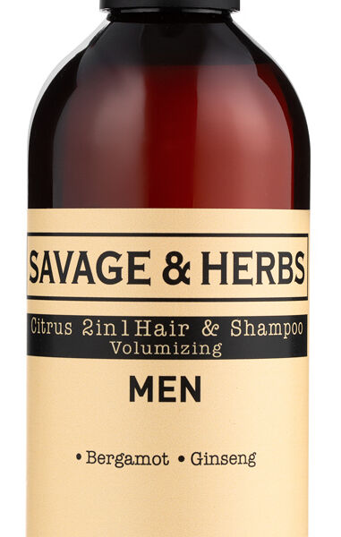 Шампунь и гель для душа Savage and Herbs мужской цитрус