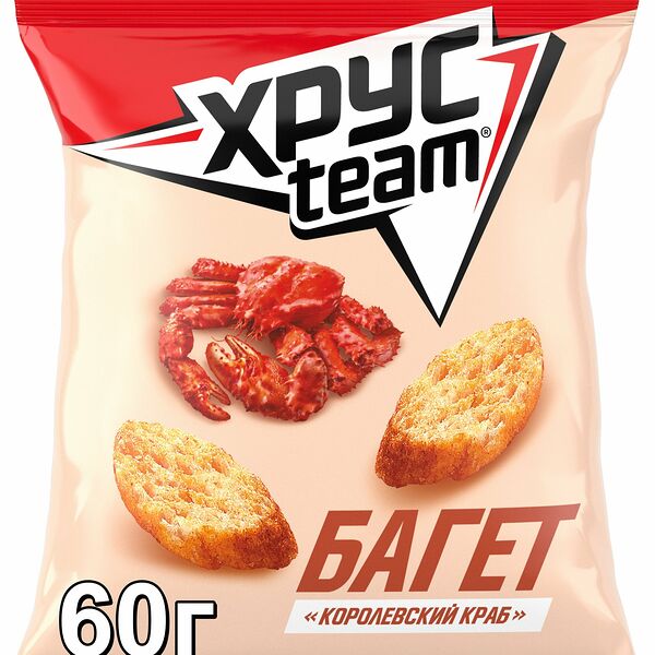 Сухарики Багет ХрусTeam Королевский краб