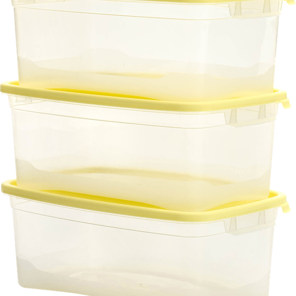 Комплект контейнеров Полимербыт каскад-2 СВЧ 1 л 3 шт цвет в ассортименте