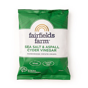 Чипсы картофельные Fairfields farm с яблочным уксусом Aspall (без глютена) 150г, Великобритания