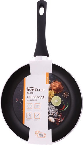 

Сковорода HOMECLUB Ginger 24 см, штампованный алюминий, антипригарное покрытие