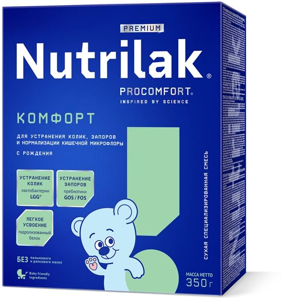 Смесь Nutrilak Premium Комфорт с 0 месяцев