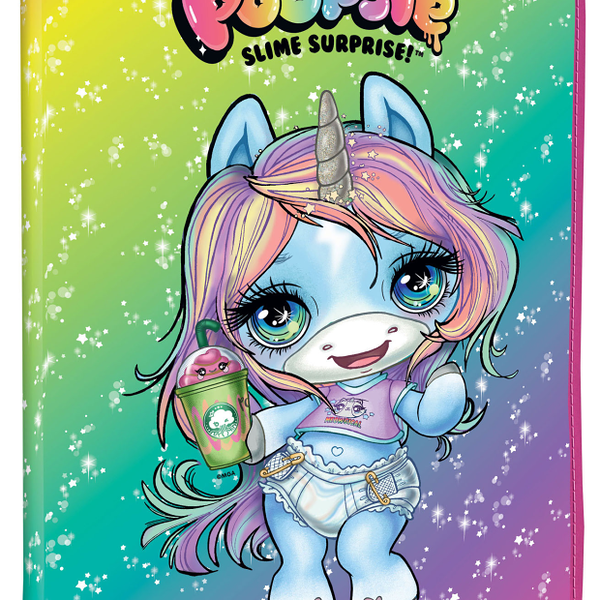 Папка для тетрадей Poopsie на молнии А4