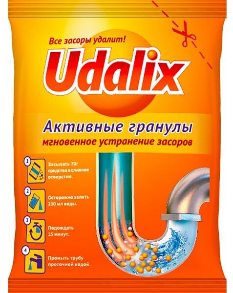 Средство для удаления засоров Udalix 70г