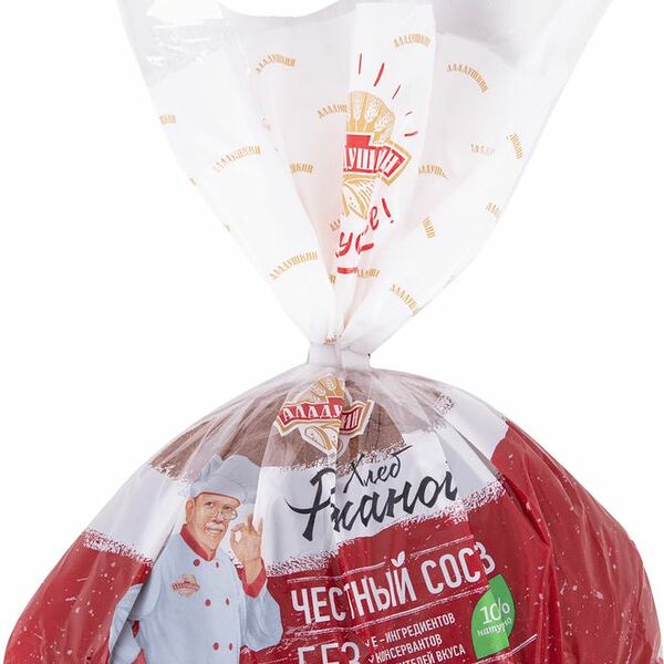 Хлеб Аладушкин ржаной подовый в нарезке, половинка