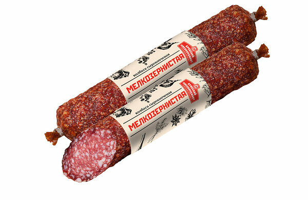 Колбаса Брянский Мк Мелкозернистая, сырокопченая 200 г