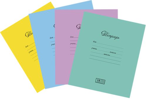 

Тетрадь ученическая Magic Lines А5 18 листов в клетку в ассортименте