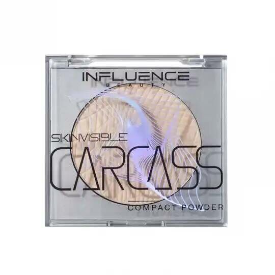 Пудра компактная легкая Influence Beauty Skinvisible Сarcass  т.03 Бежевый 4,2 г